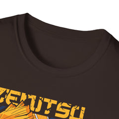 DEMONSSLAYER ANIME Printed T-Shirt with Zenitsu Graphic - Cozy Anime Apparel