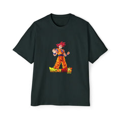 Dragon Ball Z Oversized Tee for Men - Retro Anime Graphic T-Shirt