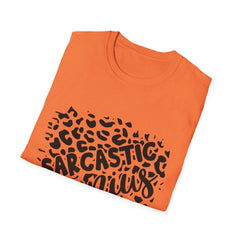 Sarcastic Genius Printed English quotes Unisex Softstyle T-Shirt