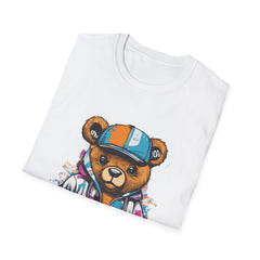Cool Bear Graphic Unisex Softstyle Teddy T-Shirt