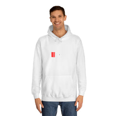 Minimalist Unisex College Hoodie - Stylish Hooded Sweatshirt for Campus Life