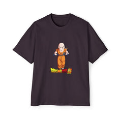 Dragon Ball Z Krillin Men's Heavy Oversized Tee - Comfortable Anime Shirt