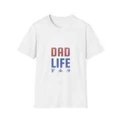 Dad Life Unisex Softstyle Parents T-Shirt - Perfect Gift for Father's Day