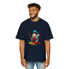 Dragon Ball Z Men's Oversized Tee - Retro Anime Graphic Tee for Fans