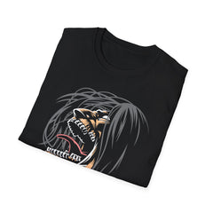 ATTACK ON TITAN ANIME Printed T-Shirt - Wild Hair Roaring Design