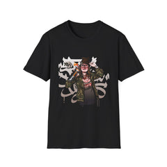 Yo! Stylish Graffiti Graphic Unisex Softstyle T-Shirt - Urban Vibe Shirt