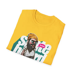 Skateboarder Graffiti Graphic Unisex Softstyle T-Shirt - Street Vibe Tee