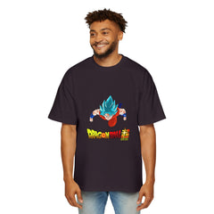 Dragon Ball Z Men's Heavy Oversized Tee - Bold Anime Graphic T-Shirt