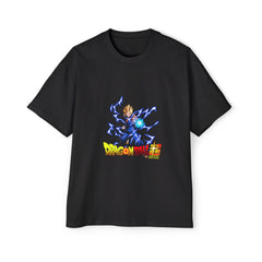 Dragon Ball Z Men's Heavy Oversized Tee - Super Saiyan Graphic T-Shirt
