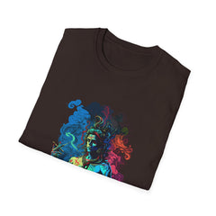 Devotional Printed T-Shirt - Colorful Fantasy Design
