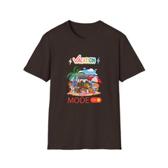 Vacation Mode On Unisex Softstyle T-Shirt - Perfect for Summer Adventures