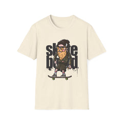 Skateboarder Graffiti Graphic Unisex Softstyle T-Shirt - Perfect for Skate Lovers