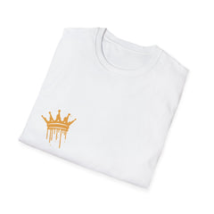 Crowned Drip Unisex Softstyle Girls T-Shirt - Casual Cool for Everyday Wear