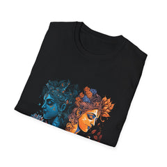 Devotional Printed T-Shirt - Artistic Nature Design