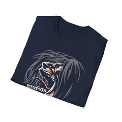 ATTACK ON TITAN ANIME Printed T-Shirt - Wild Hair Roaring Design