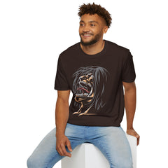 ATTACK ON TITAN ANIME Printed T-Shirt - Wild Hair Roaring Design