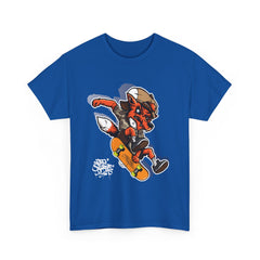 Rad Fox Skater--Printed Graffiti