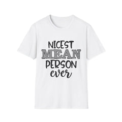 Unisex Softstyle Printed English quotes T-Shirt