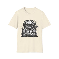 Cool Urban Bear Unisex Softstyle Teddy T-Shirt - Stylish Graphic Tee for Casual Wear