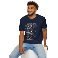 ATTACK ON TITAN ANIME Printed T-Shirt - Wild Hair Roaring Design