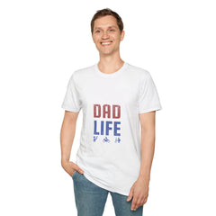 Dad Life Unisex Softstyle Parents T-Shirt - Perfect Gift for Father's Day