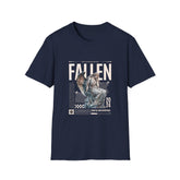 Fallen Angel Graphic Girls T-Shirt - Stand Tall and Acceptable - Unisex Softstyle Tee for Art Lovers & Trendsetters