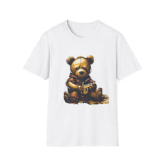 Cute Illustrated Bear Unisex Softstyle Teddy T-Shirt