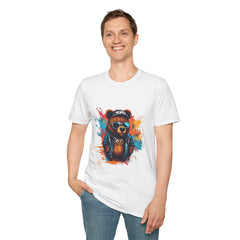 Cool Graphic Bear Unisex Teddy T-Shirt - Retro Vibe Streetwear
