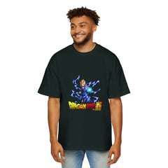 Dragon Ball Z Men's Heavy Oversized Tee - Super Saiyan Graphic T-Shirt