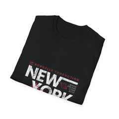 New York 2024 Unisex Softstyle Girls T-Shirt - Vintage Graphic Tee