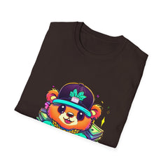 Cool Bear Graphic Teddy Tee - Unisex Softstyle T-Shirt