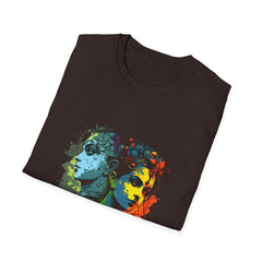 Devotional Printed T-Shirt - Artistic Nature Design