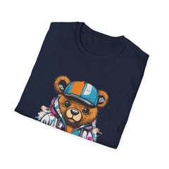 Cool Bear Graphic Unisex Softstyle Teddy T-Shirt