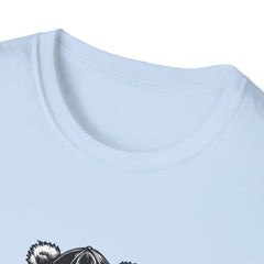 Cool Bear Graphic Unisex Softstyle Teddy T-Shirt - Perfect for Casual Wear