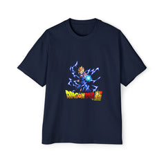 Dragon Ball Z Men's Heavy Oversized Tee - Super Saiyan Graphic T-Shirt