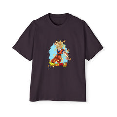 Dragon Ball Z Men's Heavy Oversized Tee - Anime Graphic Shirt