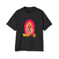 Dragon Ball Super Men’s Heavy Oversized Tee - Epic Anime Graphic T-Shirt