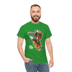 Rad Fox Skater--Printed Graffiti