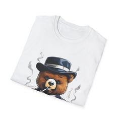 Gentleman Bear Graphic Teddy T-Shirt - Fun and Stylish Unisex Tee