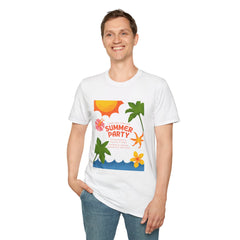 Summer Party Unisex Softstyle T-Shirt - Tropical Vibes