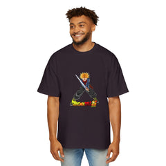 Dragon Ball Z Men's Heavy Oversized Tee - Anime Graphic T-Shirt