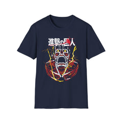 ATTACK ON TITAN ANIME Printed T-Shirt - Attack on Titan Graphic Tee for Anime Fans