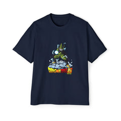 Men's Oversized Dragon Ball Tee - Retro Anime Graphic T-Shirt