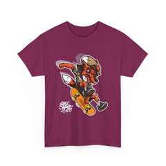 Rad Fox Skater--Printed Graffiti