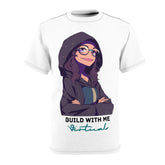 Virtuals Unisex Graphic Tee - Build With Me Virtual, Fun T-Shirt, Gamer Apparel, Personalized Gift, Gift for Gamers, Unique Casual Wear