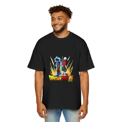 Dragon Ball Super Men's Heavy Oversized Tee - Bold Graphic Tee for Anime Fans
