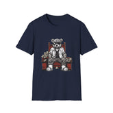 Funny Bear King Unisex Softstyle Teddy T-Shirt - Perfect for Casual Outings