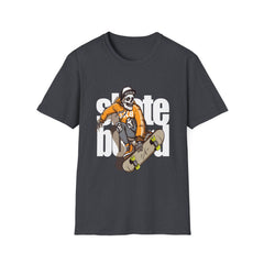 Cool Skateboarder Graffiti Graphic Unisex T-Shirt - Perfect for Streetwear Enthusiasts