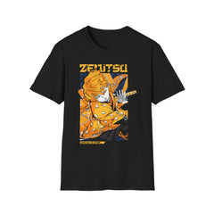 DEMONSSLAYER ANIME Printed T-Shirt with Zenitsu Graphic - Cozy Anime Apparel