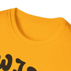 Motivational Quote T-Shirt - 'Wish Less, Work More' Unisex Softstyle Tee